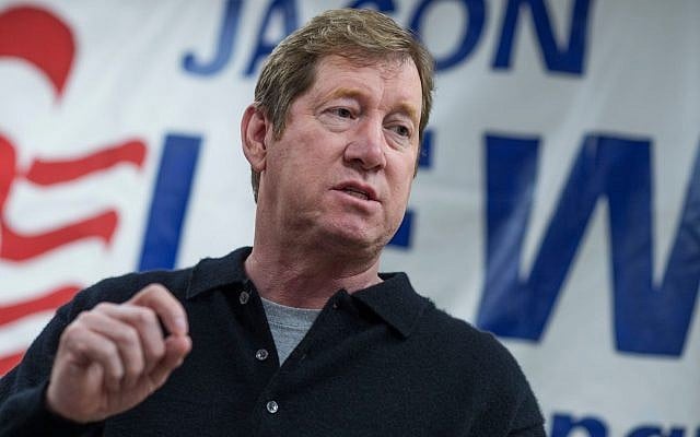 Jason Lewis during his run for Congress in Minnesota's 2nd Congressional District, at his campaign office in Burnsville, Minnesota on, October 29, 2016. (Tom Williams/CQ Roll Call via Getty Images via JTA) Jason Lewis during his run for Congress in Minnesota's 2nd Congressional District, at his campaign office in Burnsville, Minnesota on, October 29, 2016. (Tom Williams/CQ Roll Call via Getty Images via JTA)