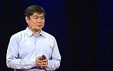 Screen capture from video of Joi Ito, director of the Massachusetts Institute of Technology's Media Lab. (YouTube)