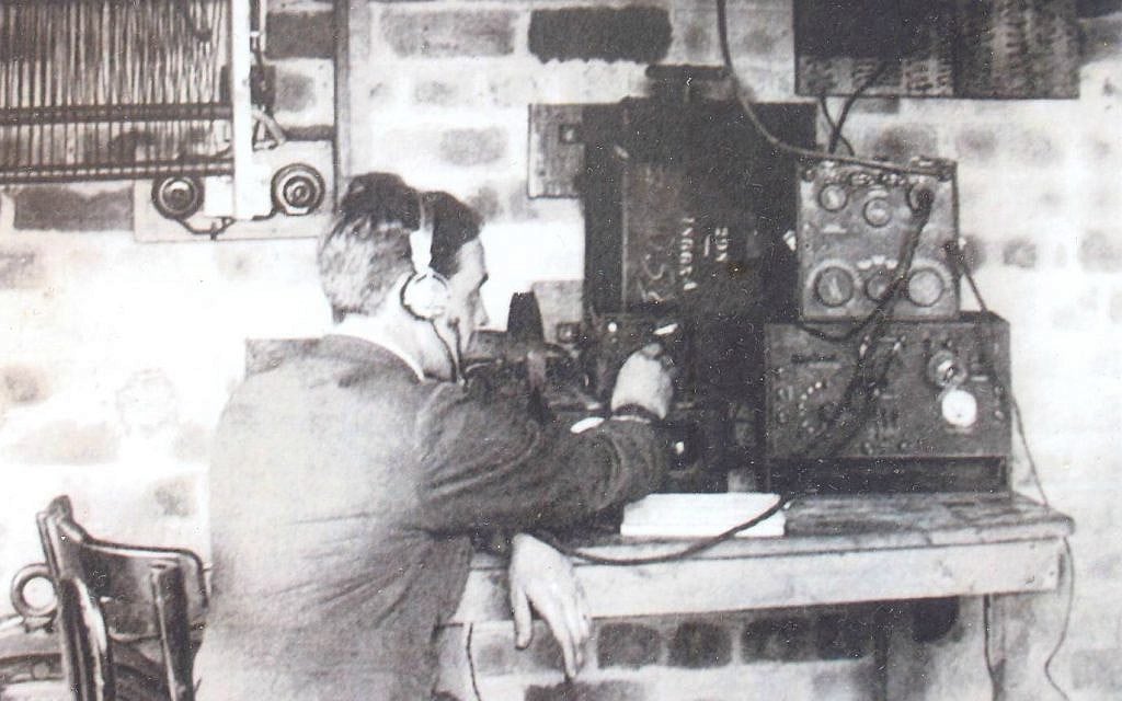 A secret listener eavesdrops on conversations of German prisoners of war. (Courtesy Helen Fry)