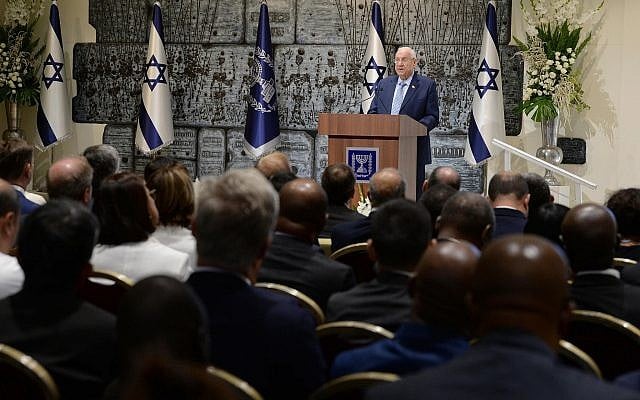 President Reuven Rivlin holds a reception for diplomatic corps in Jerusalem on September 25, 2019 (Mark Neiman/GPO) President Reuven Rivlin holds a reception for diplomatic corps in Jerusalem on September 25, 2019 (Mark Neiman/GPO)