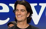 Adam Neumann, co-founder and CEO of WeWork, attends the opening bell ceremony at Nasdaq, in New York, January 16, 2018. (AP Photo/Mark Lennihan, File)