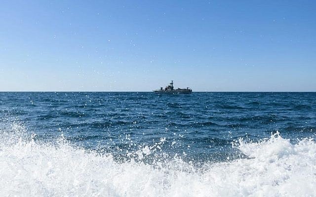An Israel Navy ship takes part in a surprise exercise off of Israel's northern coast on September 25, 2019. (Israel Defense Forces/File) An Israel Navy ship takes part in a surprise exercise off of Israel's northern coast on September 25, 2019. (Israel Defense Forces/File)