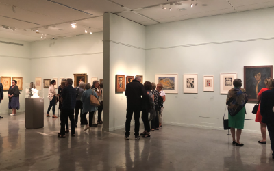 Some 100 artworks from the Gurlitt collection make up the exhibit 'Fateful Choices: Art from the Gurlitt Trove' at the Israel Museum, which opened on September 23, 2019 (Courtesy Jessica Steinberg)