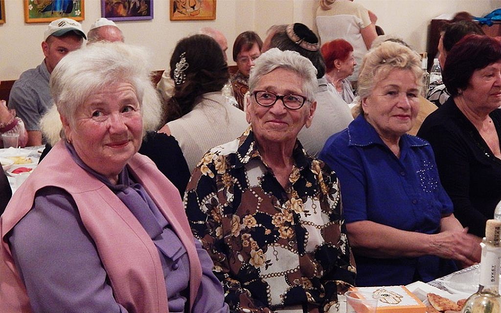 Illustrative: Elderly Jews attending the Rosh Hashanah dinner at Hesed Triaspol, Transnistria, in 2018. (Courtesy of JDC) Illustrative: Elderly Jews attending the Rosh Hashanah dinner at Hesed Triaspol, Transnistria, in 2018. (Courtesy of JDC)