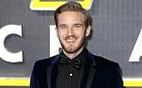 PewDiePie attends the European Premiere of "Star Wars: The Force Awakens" at Leicester Square on December 16, 2015 in London, England.  ( Chris Jackson/Getty Images via JTA)