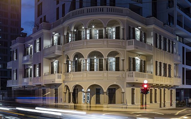 House of Arches, one of the Eclectic Style buildings being toured during Tel Aviv's upcoming Houses from Within weekend, September 19-21, 2019 (Courtesy Amit Giron) House of Arches, one of the Eclectic Style buildings being toured during Tel Aviv's upcoming Houses from Within weekend, September 19-21, 2019 (Courtesy Amit Giron)
