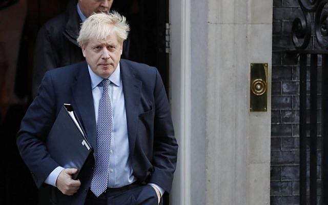 Britain's Prime Minister Boris Johnson leaves 10 Downing Street in central London on October 19, 2019 (Tolga AKMEN / AFP) Britain's Prime Minister Boris Johnson leaves 10 Downing Street in central London on October 19, 2019 (Tolga AKMEN / AFP)