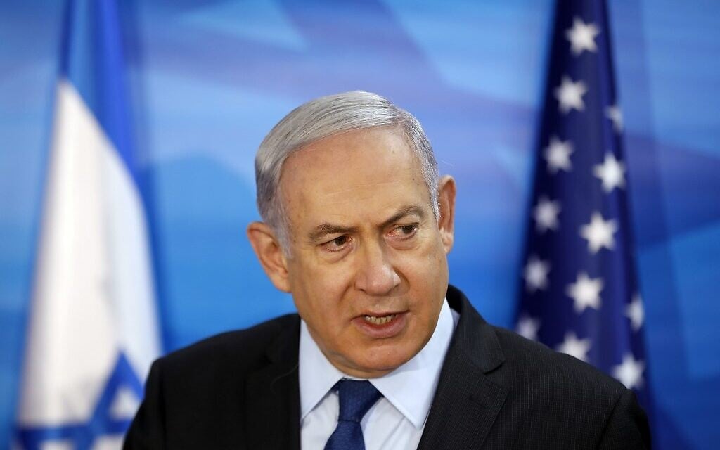Prime Minister Benjamin Netanyahu speaks during a joint press conference with US Treasury Secretary Steven Mnuchin (not pictured) in Jerusalem October 28, 2019. (Ronen Zvulun/Pool/AFP) Prime Minister Benjamin Netanyahu speaks during a joint press conference with US Treasury Secretary Steven Mnuchin (not pictured) in Jerusalem October 28, 2019. (Ronen Zvulun/Pool/AFP)