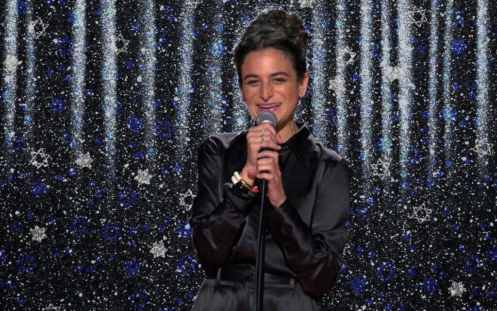 Jenny Slate in 'Stage Fright.' (Screenshot from Netflix/via JTA) Jenny Slate in 'Stage Fright.' (Screenshot from Netflix/via JTA)