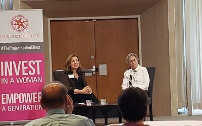 Project Kesher made the donation of the archives of a Jewish women’s group that supported Jews in the former Soviet Union at a conference on October 23, 2019, at the Brandeis University library in Waltham, Massachusetts.(Project Keshet)