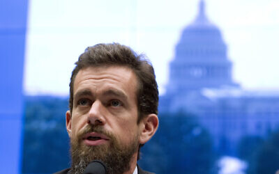 Twitter CEO Jack Dorsey testifies before the House Energy and Commerce Committee in Washington, Sept. 5, 2018. (AP Photo/Jose Luis Magana, File)