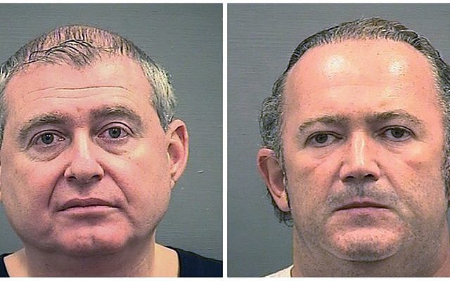 This combination of October 9, 2019, photos provided by the Alexandria Sheriff’s Office shows booking photos of Lev Parnas, left, and Igor Fruman. (Alexandria Sheriff's Office via AP) This combination of October 9, 2019, photos provided by the Alexandria Sheriff’s Office shows booking photos of Lev Parnas, left, and Igor Fruman. (Alexandria Sheriff's Office via AP)