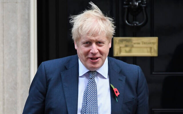 Britain's Prime Minister Boris Johnson leaves 10 Downing Street, in London, Oct. 31, 2019. (AP Photo/Alberto Pezzali) Britain's Prime Minister Boris Johnson leaves 10 Downing Street, in London, Oct. 31, 2019. (AP Photo/Alberto Pezzali)