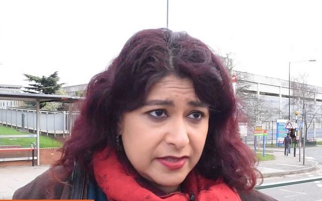 Screen capture from video of UK Labour Party city councilor Aysha Raza. (YouTube) Screen capture from video of UK Labour Party city councilor Aysha Raza. (YouTube)