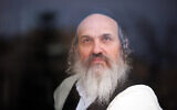 Dudi Zilbershlag, an ultra-Orthodox advertiser, journalist, publisher, activist on January 16, 2011. (Abir Sultan/Flash 90)
