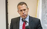 Public Security Minister Gilad Erdan on July 9, 2019. (Flash90)
