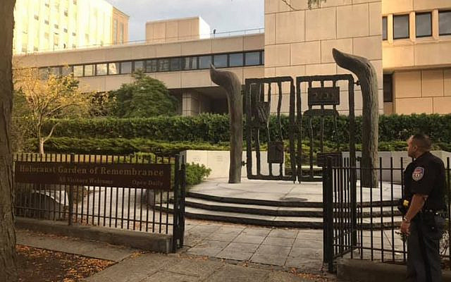 Holocaust Garden of Remembrance in White Plains, New York. (Westchester County Government Facebook page) Holocaust Garden of Remembrance in White Plains, New York. (Westchester County Government Facebook page)