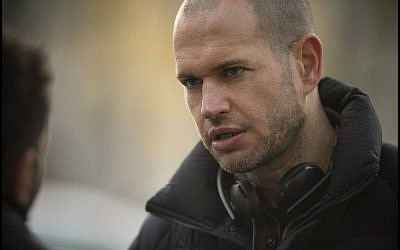 'Synonyms' director Nadav Lapid on set. (Courtesy Kino Lorber)