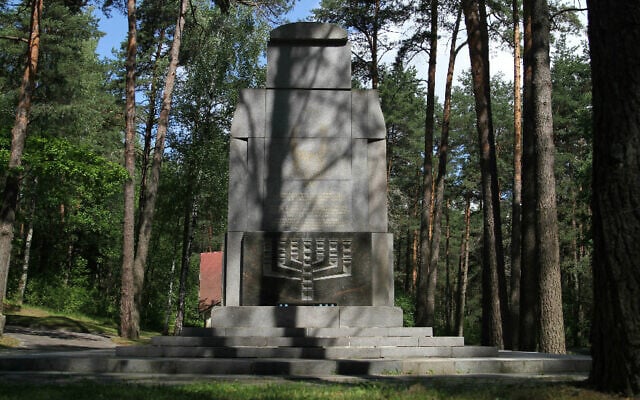 The Holocaust memorial in the Ponar Forest near Vilnius, Lithuania. (Photo/Ezra Wolfinger, Nova) The Holocaust memorial in the Ponar Forest near Vilnius, Lithuania. (Photo/Ezra Wolfinger, Nova)