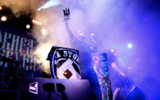 Ukrainian Neo-Nazi band Sokraya Peruna in concert in 2018. (sokrayaperuna.com)