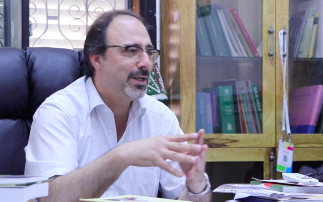 Kafr Yasif Mayor Shadi Shweiri (Screenshot: Elhmra TV) Kafr Yasif Mayor Shadi Shweiri (Screenshot: Elhmra TV)