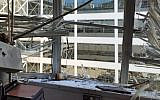 A Technion lab that exploded on October 13, 2019. (Luke Tress/Times of Israel)