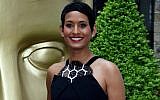 BBC presenter Naga Munchetty poses for photographers upon arrival at the British Academy Television and Craft Awards in east London, April 23, 2017. (Joel Ryan/Invision/AP, file)