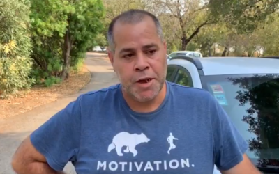 Daniel Siryoti, reporter for Israel Hayom who says he was targeted in attack for being a journalist, October 27, 2019 (Screen grab via Channel 13 News)