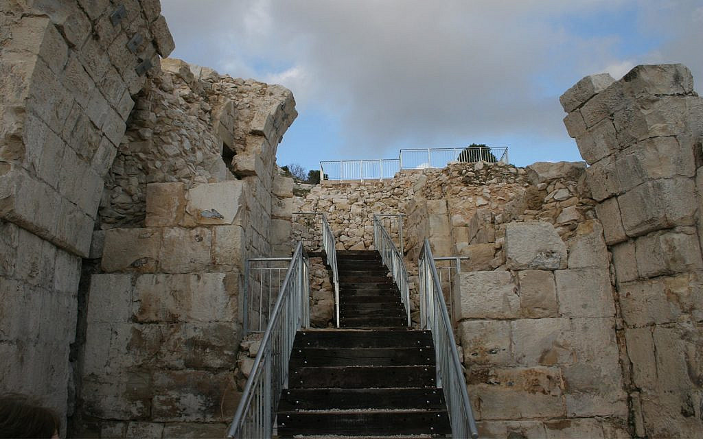 12th century Crusaders built the Safed citadel on top of Jewish, Byzantine and Muslim ruins. (Shmuel Bar-Am)