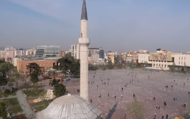 A view of Tirana, Albania (YouTube screenshot) A view of Tirana, Albania (YouTube screenshot)