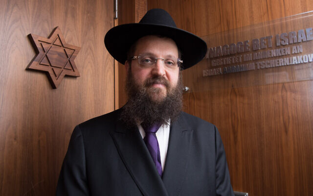 Rabbi Yehuda Teichtal in August 2019. (Photo Jorg Carstensen/picture alliance via Getty Images via JTA) Rabbi Yehuda Teichtal in August 2019. (Photo Jorg Carstensen/picture alliance via Getty Images via JTA)