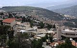 The view from the ancient citadel in Safed, northern Israel. (Shmuel Bar-Am)
