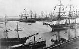 This file photo taken in November 1869 shows the inauguration of the Suez Canal in Egypt. (AFP)