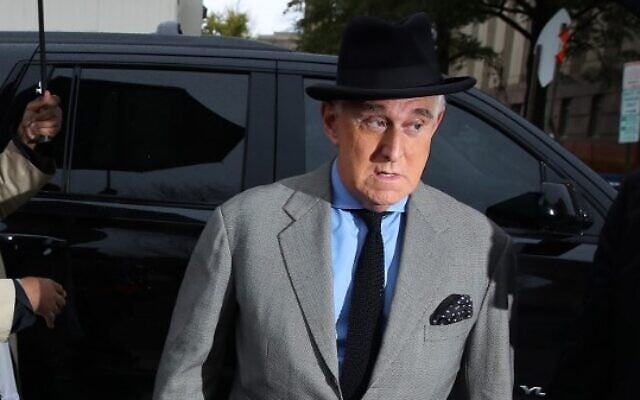 Roger Stone, the former adviser to President Donald Trump, arrives on the second week of his trial at the E. Barrett Prettyman United States Courthouse on November 12, 2019 in Washington, DC. (Mark Wilson/Getty Images/AFP) Roger Stone, the former adviser to President Donald Trump, arrives on the second week of his trial at the E. Barrett Prettyman United States Courthouse on November 12, 2019 in Washington, DC. (Mark Wilson/Getty Images/AFP)