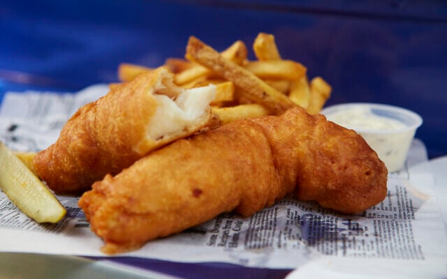 Fish and chips, the iconic British dish, has Jewish roots. (Getty Images/via JTA)