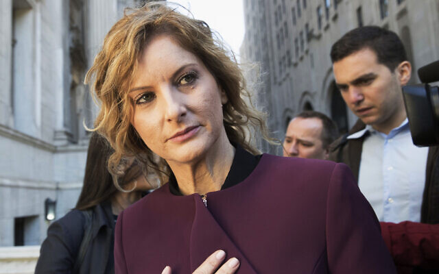 Summer Zervos leaves New York state appellate court in New York, October 18, 2018. (Mary Altaffer/AP) Summer Zervos leaves New York state appellate court in New York, October 18, 2018. (Mary Altaffer/AP)