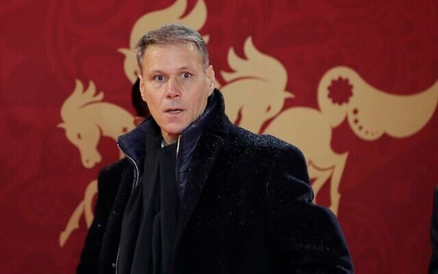 Former soccer player Marco van Basten arrives for the 2018 soccer World Cup draw in the Kremlin in Moscow, Friday, Dec. 1, 2017. (AP/Dmitri Lovetsky) Former soccer player Marco van Basten arrives for the 2018 soccer World Cup draw in the Kremlin in Moscow, Friday, Dec. 1, 2017. (AP/Dmitri Lovetsky)