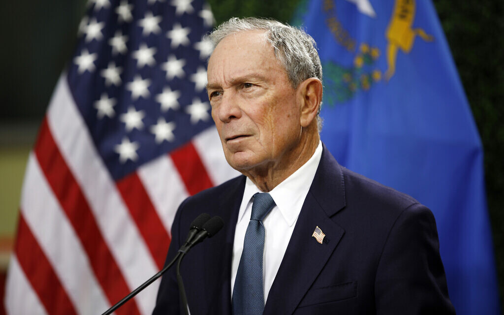 In this Feb. 26, 2019, file photo, former New York City Mayor Michael Bloomberg speaks at a news conference at a gun control advocacy event in Las Vegas. (AP Photo/John Locher) In this Feb. 26, 2019, file photo, former New York City Mayor Michael Bloomberg speaks at a news conference at a gun control advocacy event in Las Vegas. (AP Photo/John Locher)