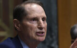 In this April 9, 2019, photo, US Senate Finance Committee ranking member Senator Ron Wyden, an Oregon Democrat, speaks during a hearing on Capitol Hill in Washington. (AP Photo/Susan Walsh)