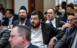 Illustrative: Members of the Conference of European Rabbis meet at a seminar in London on September 10, 2019. (Conference of European Rabbis)