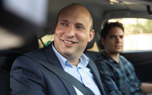 New Right MK Naftali Bennett arrives at the Prime Minister's Office in Jerusalem on September 18, 2019. (Yonatan Sindel/Flash90) New Right MK Naftali Bennett arrives at the Prime Minister's Office in Jerusalem on September 18, 2019. (Yonatan Sindel/Flash90)