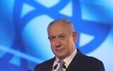 Prime Minister Benjamin Netanyahu in Jerusalem, November 5, 2019. (Marc Israel Sellem/Pool/Flash90)