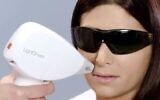 The Lumenis device for hair removal (YouTube screenshot)
