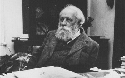 Martin Buber in his Jerusalem study, 1963. (Courtesy of the Martin Buber Literary Estate)