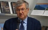 Richard J. Evans at the Frankfurt Book Fair for the presentation of his book The Third Reich in 2016. Photo by Martin Lindner - Own work, CC BY-SA 3.0, Link
