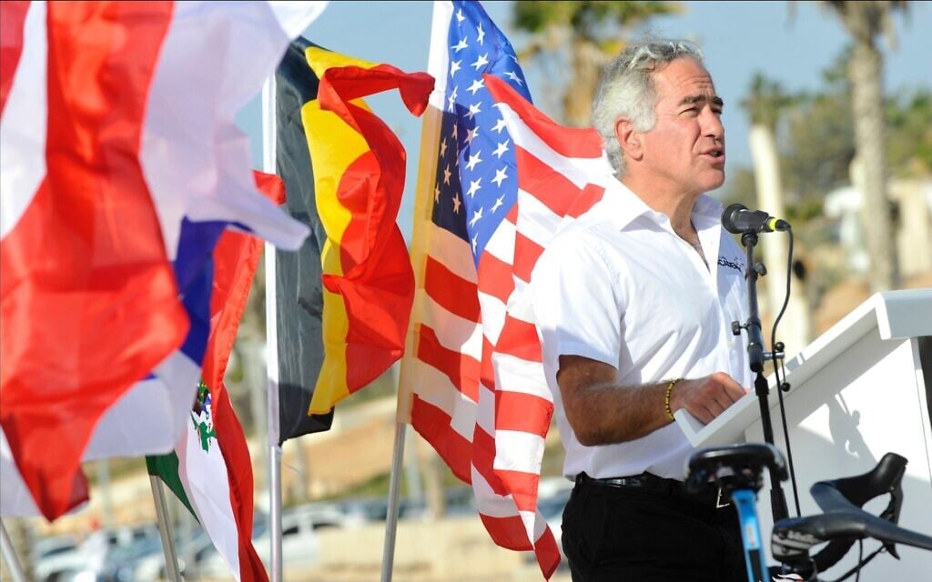 Canadian-Israeli philanthropist Sylvan Adams (courtesy Velo Images) Canadian-Israeli philanthropist Sylvan Adams (courtesy Velo Images)