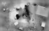 Israeli warplanes bomb Gaza terror targets in footage released by the Israel Defense Forces, November 2, 2019. (Screenshot/IDF spokesperson's unit)