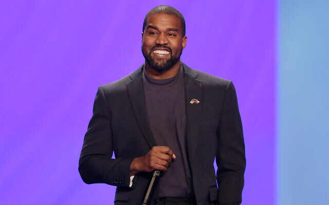 Kanye West answers questions from pastor Joel Osteen during a service at Lakewood Church in Houston, November 17, 2019. (AP/Michael Wyke) Kanye West answers questions from pastor Joel Osteen during a service at Lakewood Church in Houston, November 17, 2019. (AP/Michael Wyke)