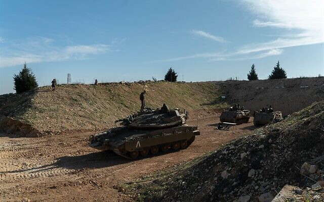 Soldiers from the IDF Northern Command take part in a surprise exercise in northern Israel in November 2019. (Israel Defense Forces) Soldiers from the IDF Northern Command take part in a surprise exercise in northern Israel in November 2019. (Israel Defense Forces)