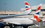 A British Airways A350 at London Heathrow on July 29, 2019 (Nick Morrish/British Airways)